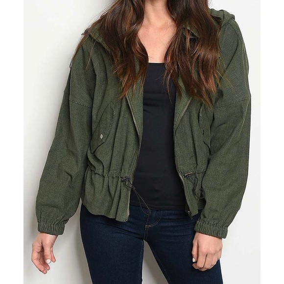 ❗️LAST❗️Drawstring Waist Hoodie Over sized jacket - Picture 5 of 6